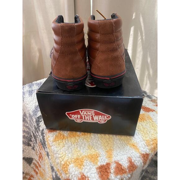 Vans (hiker) Sk8 Hi Tortoise Shell/Black m8.5/ w10 - Picture 6 of 9